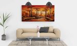 "Majesty of the Baobabs" – African Sunset Panoramic Fine Art Digital Print | Red & Amber Landscape Wall Decor