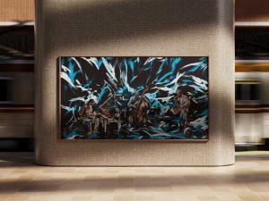 "Nocturne Jazz Rhapsody" – Premium Expressive Jazz Trio Printable Wall Art & Digital Download