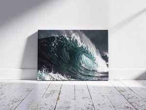 "Emerald Abyss" – Premium Cinematic Ocean Wave Photography | Fine Art Digital Download