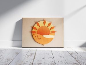 Solaire Minimaliste: The Abstract Dawn – Premium Digital Edition