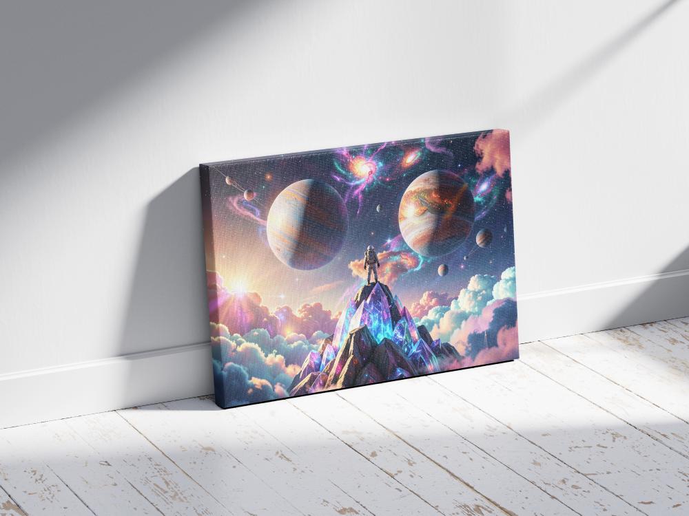 "Celestial Harmony" – The Crystal Voyager Premium Digital Wall Art - Image 2