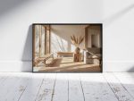 "Serenity in Contrast" | Premium Japandi Abstract Digital Wall Art
