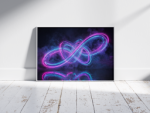 The Cybernetic Infinity | Premium Luminescent Digital Art Print