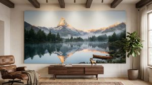 Serene Alpine Reflection – Matterhorn Premium Printable Wall Art